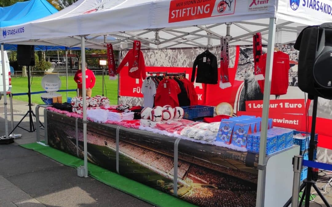 Charity-Tombola zum Spiel 1. FC Köln – Borussia Dortmund