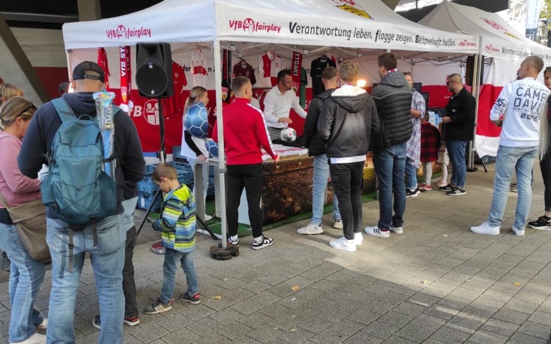 Charity-Tombola zum Spiel VfB Stuttgart – 1. FC Union Berlin