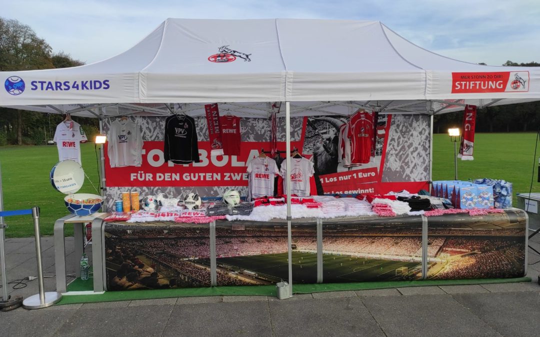 Charity-Tombola zum Stiftungsspieltag beim 1. FC Köln