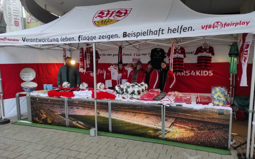 Charity-Tombola zum ersten VfB-Heimspiel des Jahres