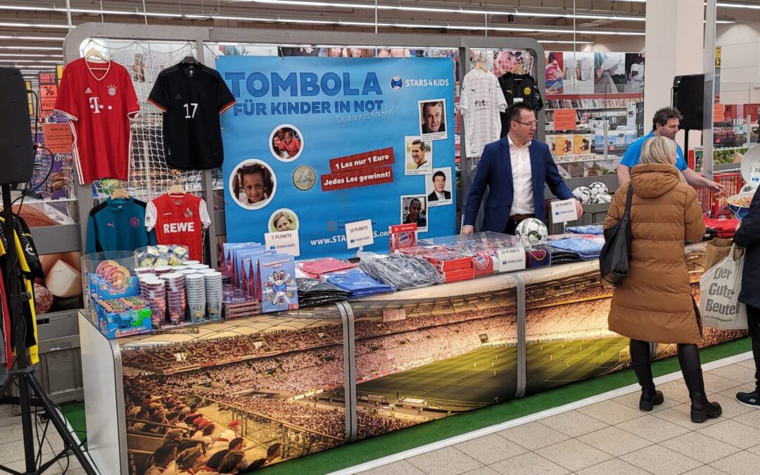 Start unserer Charity-Tombola im Kaufland in Cham