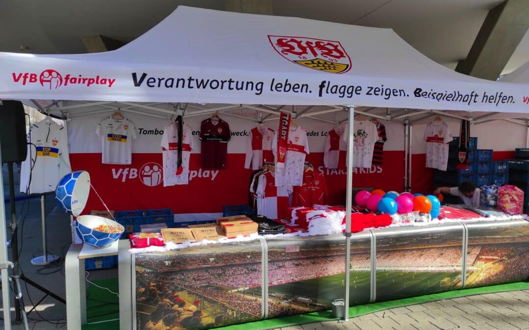 Charity-Tombola zum VfB-Heimspiel gegen den VfL Wolfsburg