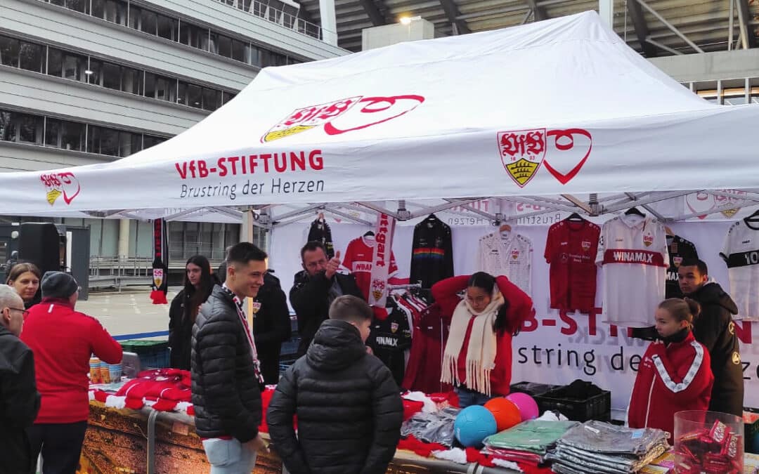 Charity-Tombola zum VfB-Heimspiel gegen Eintracht Frankfurt